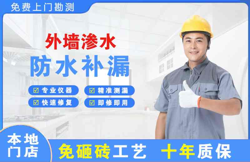 龙亭外墙渗水维修